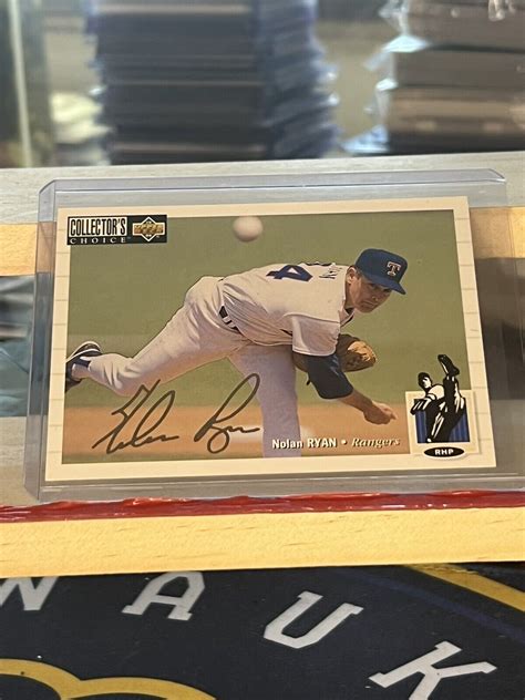 1994 Upper Deck Collector S Choice Silver Signature 249 Nolan Ryan