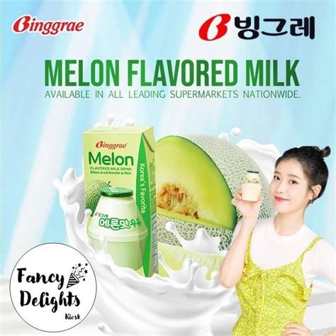 Jual Binggrae Melon Flavored Milk Drink Susu Uht Ml Di Seller