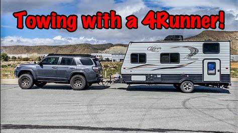 Towing A Travel Trailer With A Cyl Toyota Runner Trailer Off