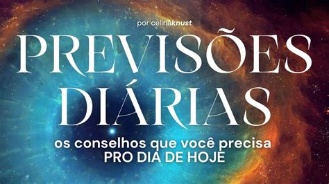 PREVISÕES DIÁRIAS os conselhos que você precisa tarot matinal live