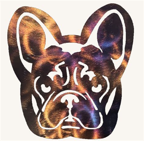 French Bulldog Metal Art – Mountain Metal Arts