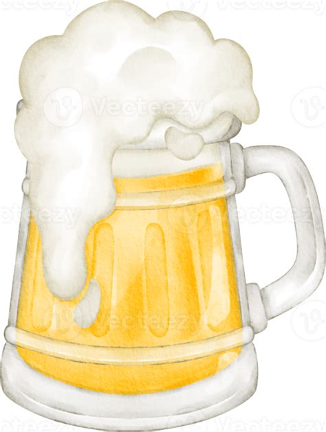 Watercolor Beer Mug Clip Art 36907424 Png