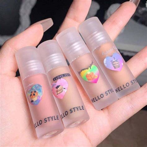 Matte Face Blusher Milk Tea Liquid Blush Lasting Nude อายแชโดว Pigmented แตงหนา Natural Cheek