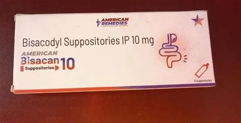 Bisacan Bisacodyl Suppositories Ip 10 Mg Prescription At Rs 150stripe