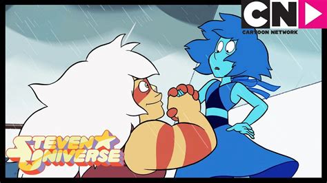 Steven Universe Jasper Begs Lapis To Fuse Into Malachite Again Alone At Sea Cartoon