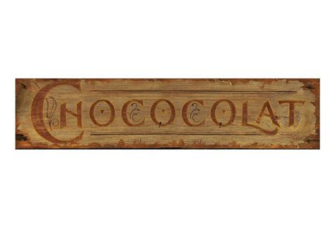 Customizable Chocolate Vintage Style Wooden Sign - Personalized Retro ...