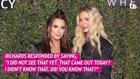 RHOBH Kyle Richards Reacts To Dorit Kemsley PK Split Reports Video