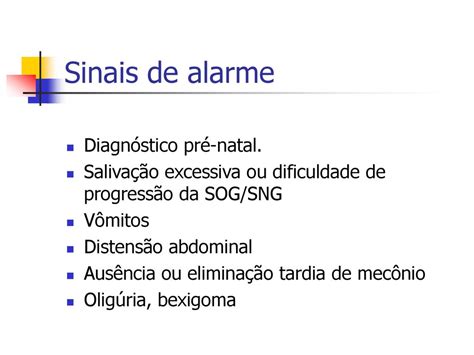 EMERGÊNCIAS CIRÚRGICAS NEONATAIS ppt carregar