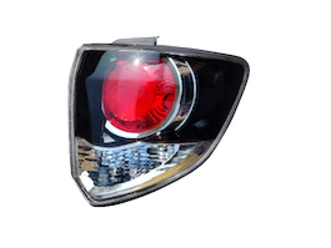 Latest Tail Light Lamp Assembly Fortuner Type Type Black Finish