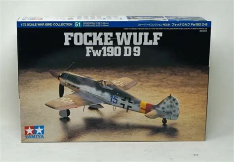 TAMIYA AIRCRAFT MODEL 1 72 Airplane FOCKE WULF Fw190 D 9 Scale Hobby