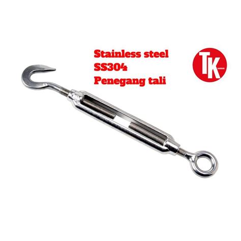 Stainless Steel Hook Eye Turnbuckle Wire Rope Tension Stainless