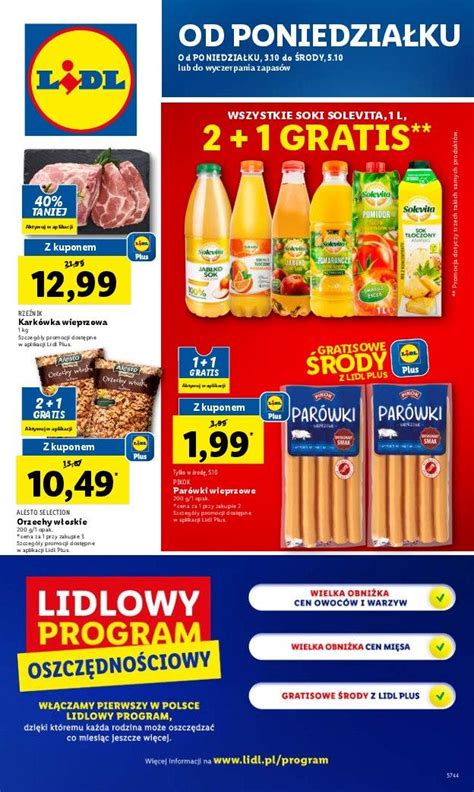 Gazetka Promocyjna I Reklamowa Lidl Lidl Od Poniedzia Ku Od