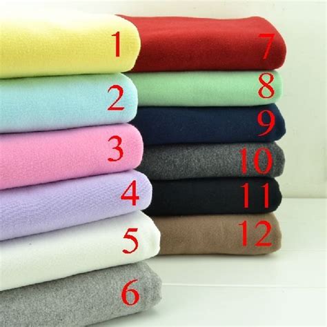 44 45 Multicolor Poly Cotton Fleece Fabrics GSM 250 300 At Rs 340 Kg