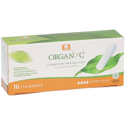 Organyc Tampons Super Plus Sans Applicateur Pc S Redcare Apotheke