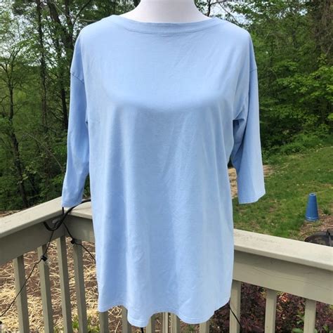 J Jill Tops J Jill Luxe Supima Pleat Back Tunic Top Poshmark