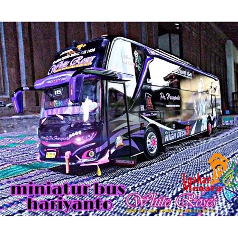 Jual Mobil Jet Bus Jumbo Miniatur Bis Bus Telolet Basuri Full Lampu