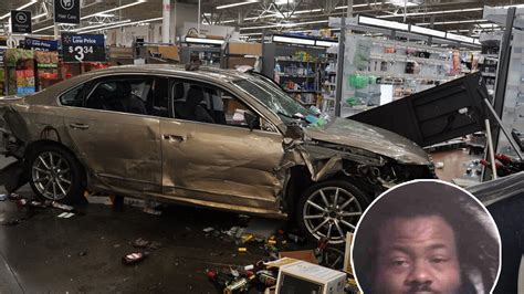 Disgruntled Ex Employee Drives Car Through Walmart