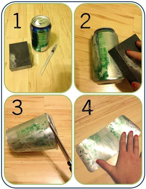 Soda Can Embossing Tutorial A Modicum Of Ingenuity Aluminum Can