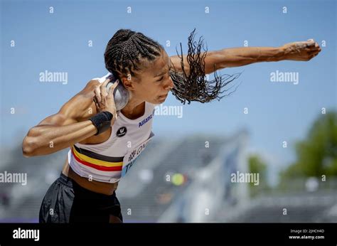 Eugene Nafissatou Thiam Bel In Action During The Heptathlon Shot