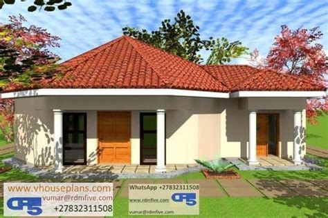 Double Storey Modern Rondavel House Design Plans House Plans South