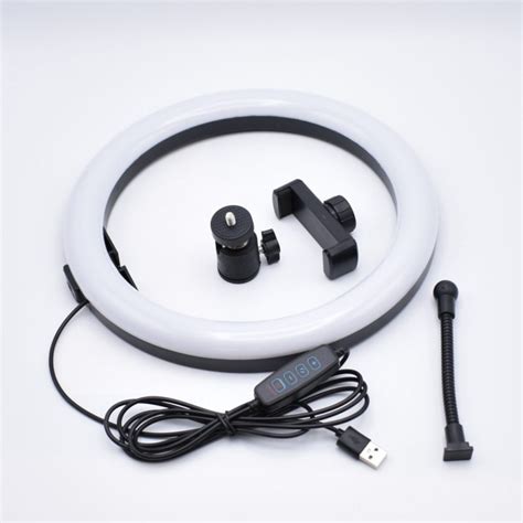 Lampa Circulara Ring Fill Light Led Smd Trepte Lumina Telecomanda