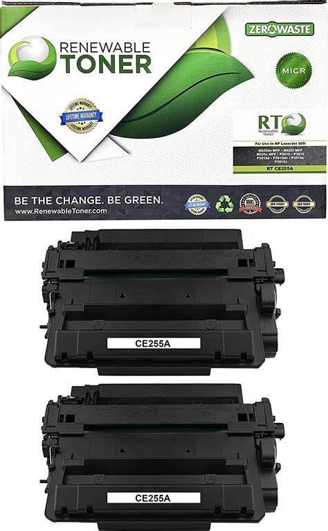 Renewable Toner Compatible Micr Toner Cartridge Replacement For Hp 55a Ce255a For Hp