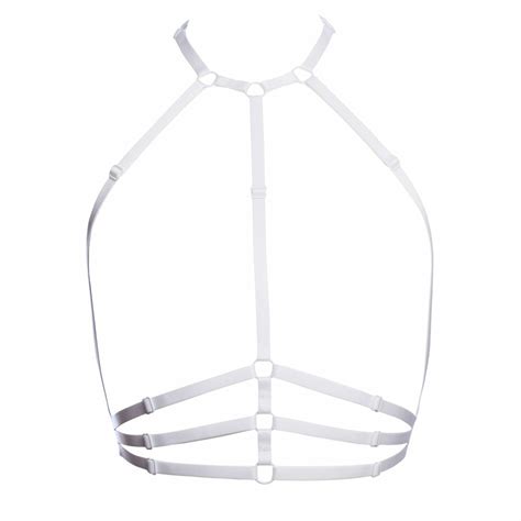 The Samantha Harness In White Flash You And Me Lingerie