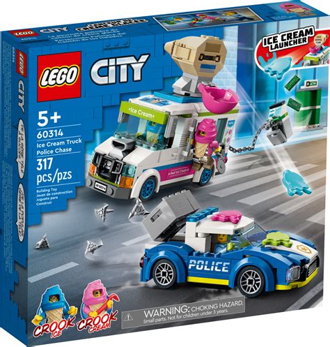 LEGO City Ice Cream Truck Police Chase LEGO Dancing Bear Toys