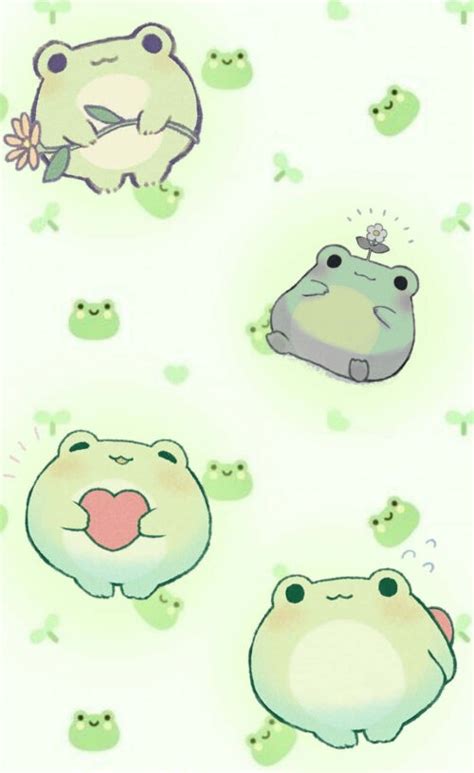 Background Cute Frog Wallpaper - EnWallpaper