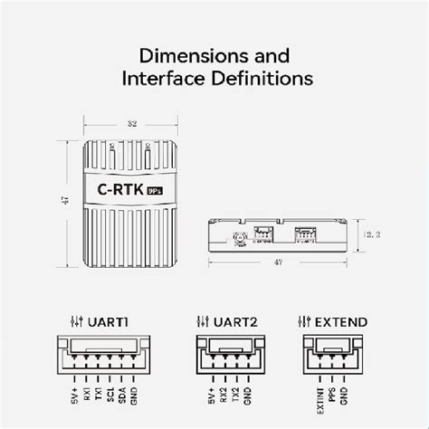 Cuav C Rtk 9ps Positioning Module High Precision Gps Rtk Gnss Pixhawk Only Rover Unit Robu