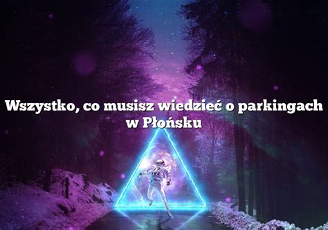 Wszystko Co Musisz Wiedzie O Parkingach W P O Sku Parking Pl