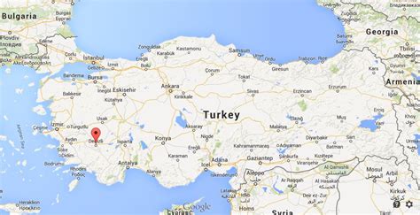 Where is Denizli on map Turkey