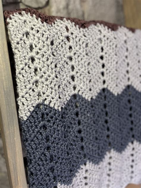 Easy Crochet Ripple Blanket Pattern {Free} - Ambassador Crochet