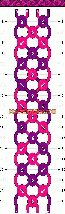 Normal Friendship Bracelet Pattern Braceletbook Patrones