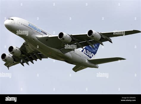 The picture shows the Airbus A 380 at Berlin Schoenefeld airport ...