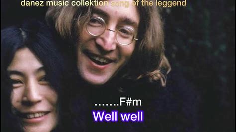 Woman John Lennon Lyrics And Chord Youtube