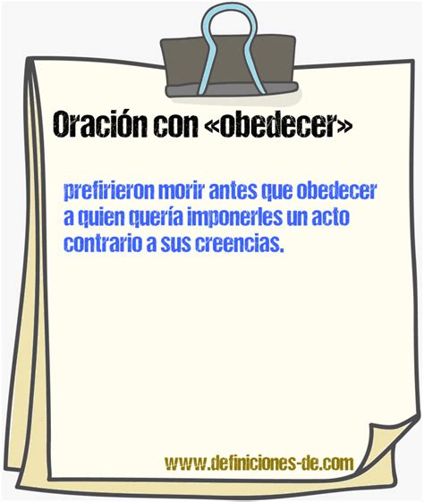 36 Oraciones Con Obedecer