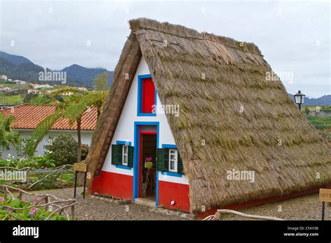 Traditional houses, Santana, Madeira Stock Photo - Alamy