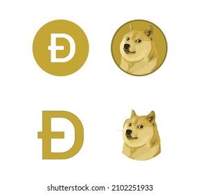 Dogecoin Cryptocurrency Symbol Dogecoin Symbol Dogecoin Stock Vector ...