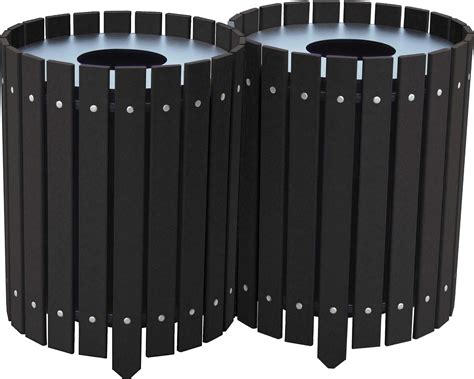 Double 20 Gallon Round Recycling Bin Landmark Studio And Design