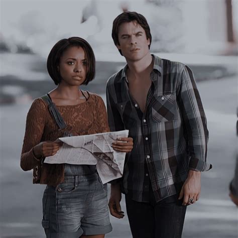 Vasguett Damon And Bonnie Icon Aesthetic Vampire Diaries Movie