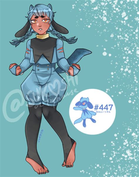 Pkmn Blind Riolu Gijinka Custom By Sukoshiba On Deviantart