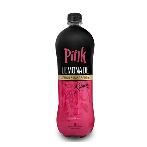 1 Un Refrigerante Pink Lemonade Kienen Bebida Mista Gaseificada Sabor