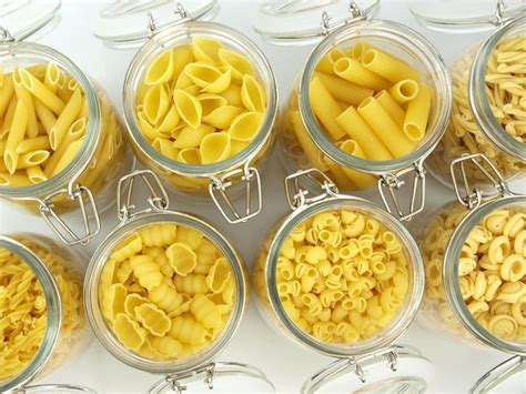 Premium Photo Glass Jar Filled With Pasta