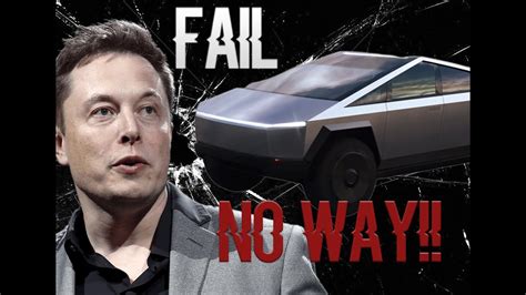 Elon Musk Tesla Cybertruck Window Fail Youtube