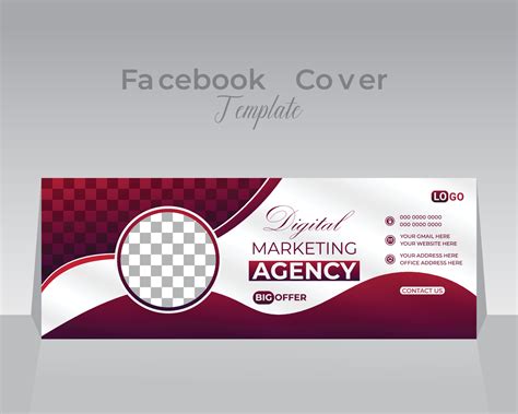 Facebook Cover Design Template 22153403 Vector Art at Vecteezy