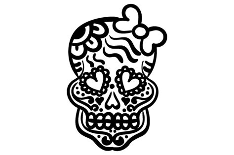 Sugar Skull Svg Cut Files For Cricut