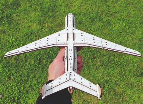 Antonov AN 225 Mrija Model Samolotu Do Sklejania Drewniane Puzzle 3d