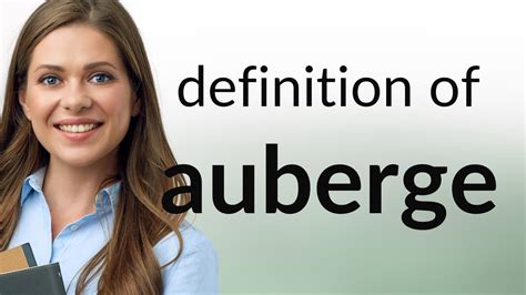 Auberge Definition Of AUBERGE YouTube