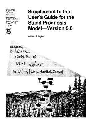 Fillable Online Supplement To The User S Guide For The Stand Us